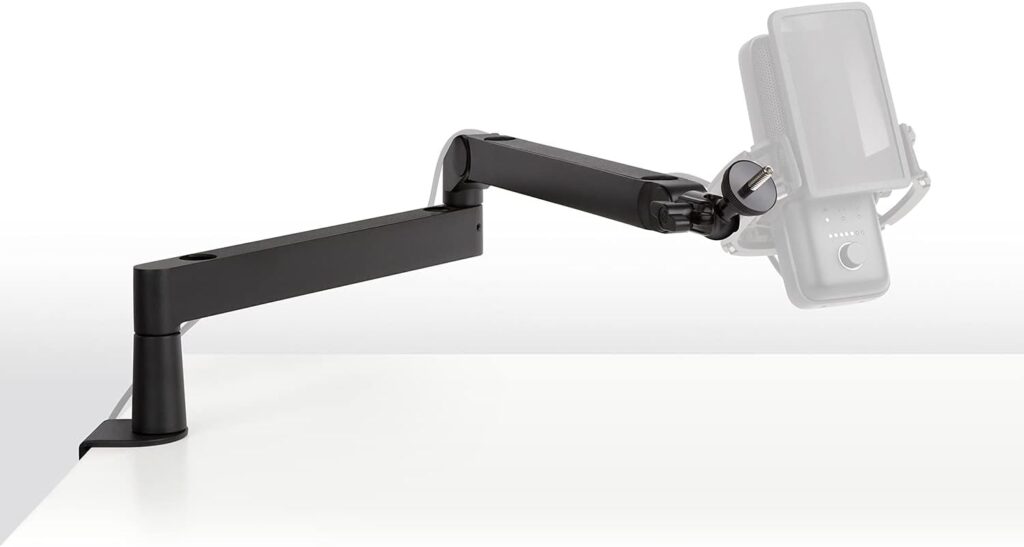 Elgato Wave Mic Arm - Premium Broadcasting Boom Arm with Cable Management Channels, Desk Clamp, 1/4 Thread Adapters, Fully Adjustable, perfect for Podcasts, Streaming, Gaming, Home Office, Recording