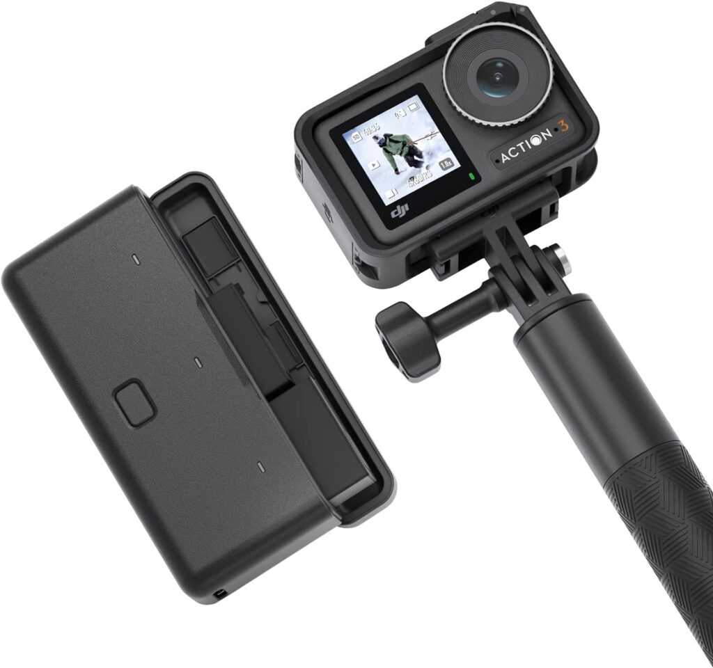 DJI Osmo Action 3 Standard Combo, Waterproof Action Camera with 4K HDR  Super-Wide FOV, 10-Bit Color Depth, HorizonSteady, Cold Resistant  Long-Lasting, Vlogging Camera for YouTube