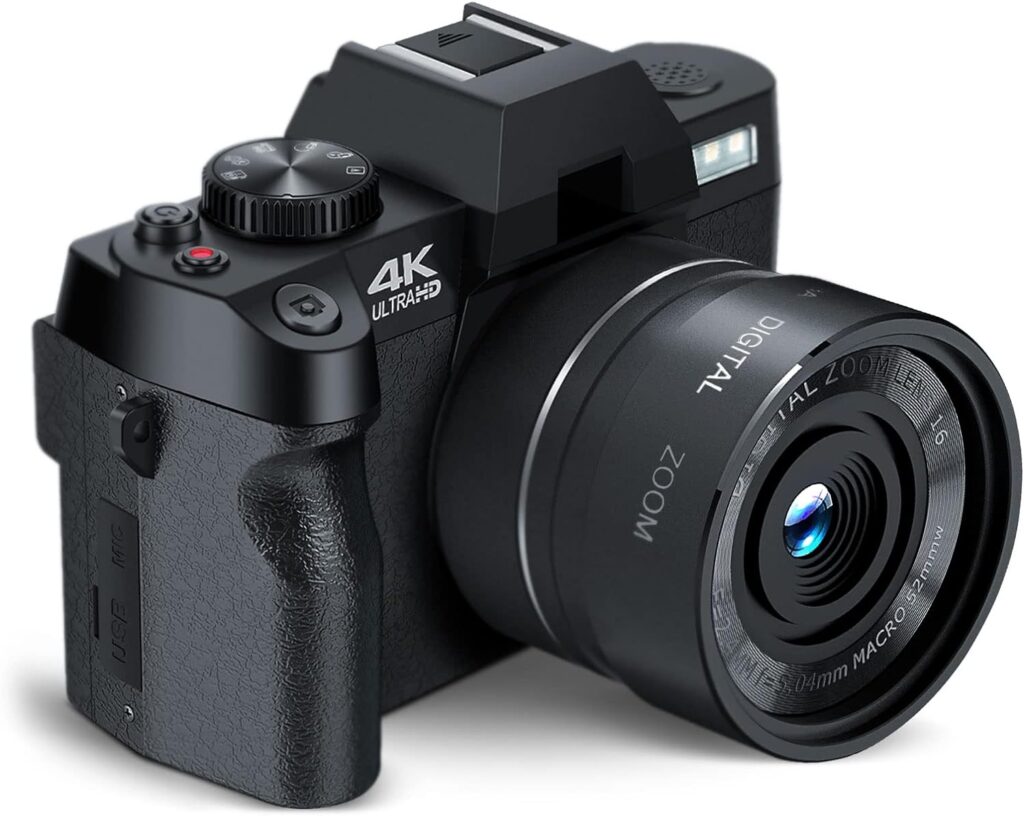 ATPLOES 4k Digital Cameras for Photography, Video/Vlogging Camera for YouTube