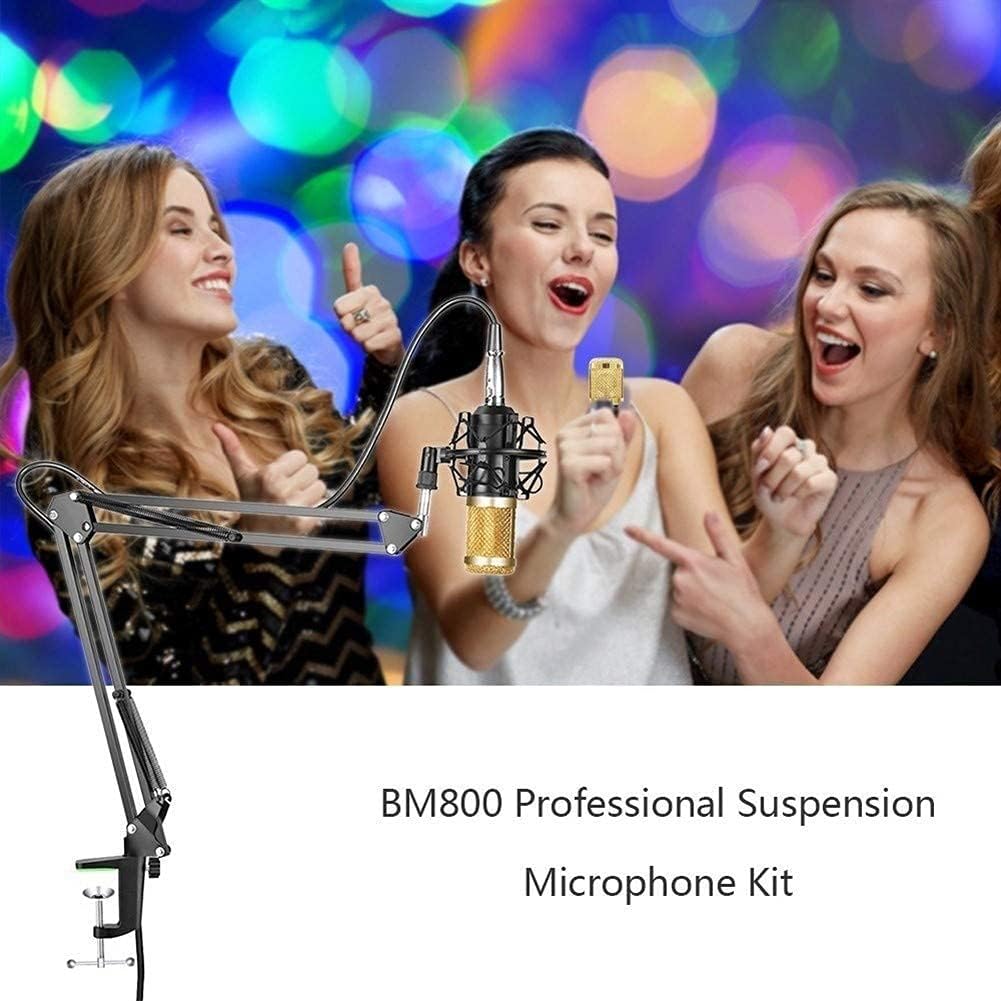 GagalU BM800 Professional Suspension Microphone Kit Studio Live Stream Broadcasting Recording Condenser Microphone Set