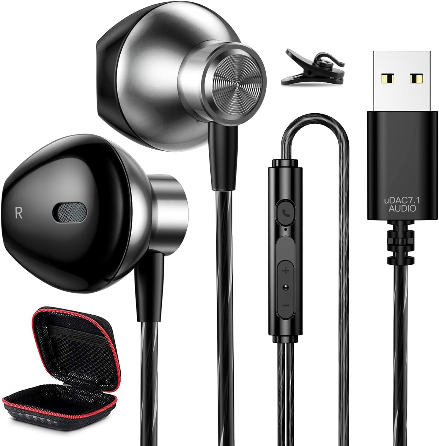 USB Headset Wired Earphone Review