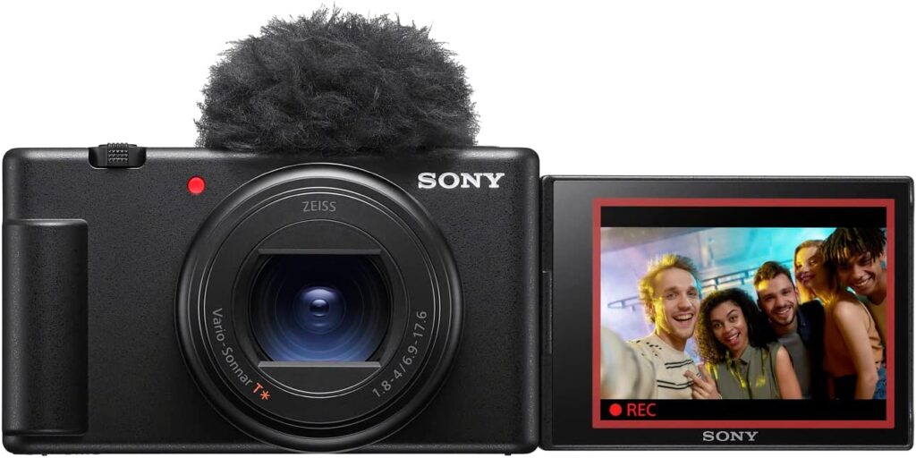 Sony ZV-1 II Vlog Camera for Content Creators and Vloggers - Black