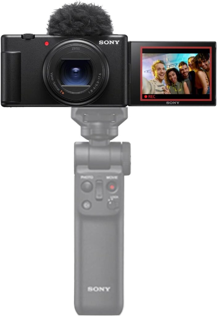 Sony ZV-1 II Vlog Camera for Content Creators and Vloggers - Black